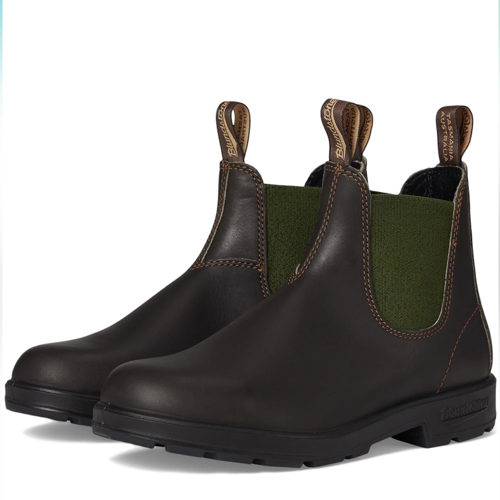BRAND NEW Blundstone Originals #519, Stout Brown/Olive